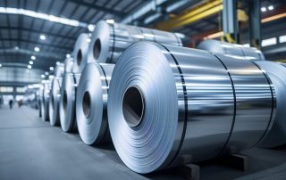 Steel coil rolls used in construction and manufacturing - Coremet Steel