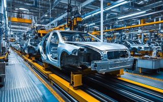 Automotive and defence industry steel manufacturing at Coremet Steel factory