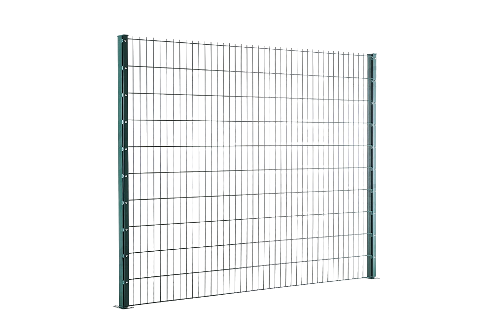 2D 656 double rod fence panel for security fencing systems