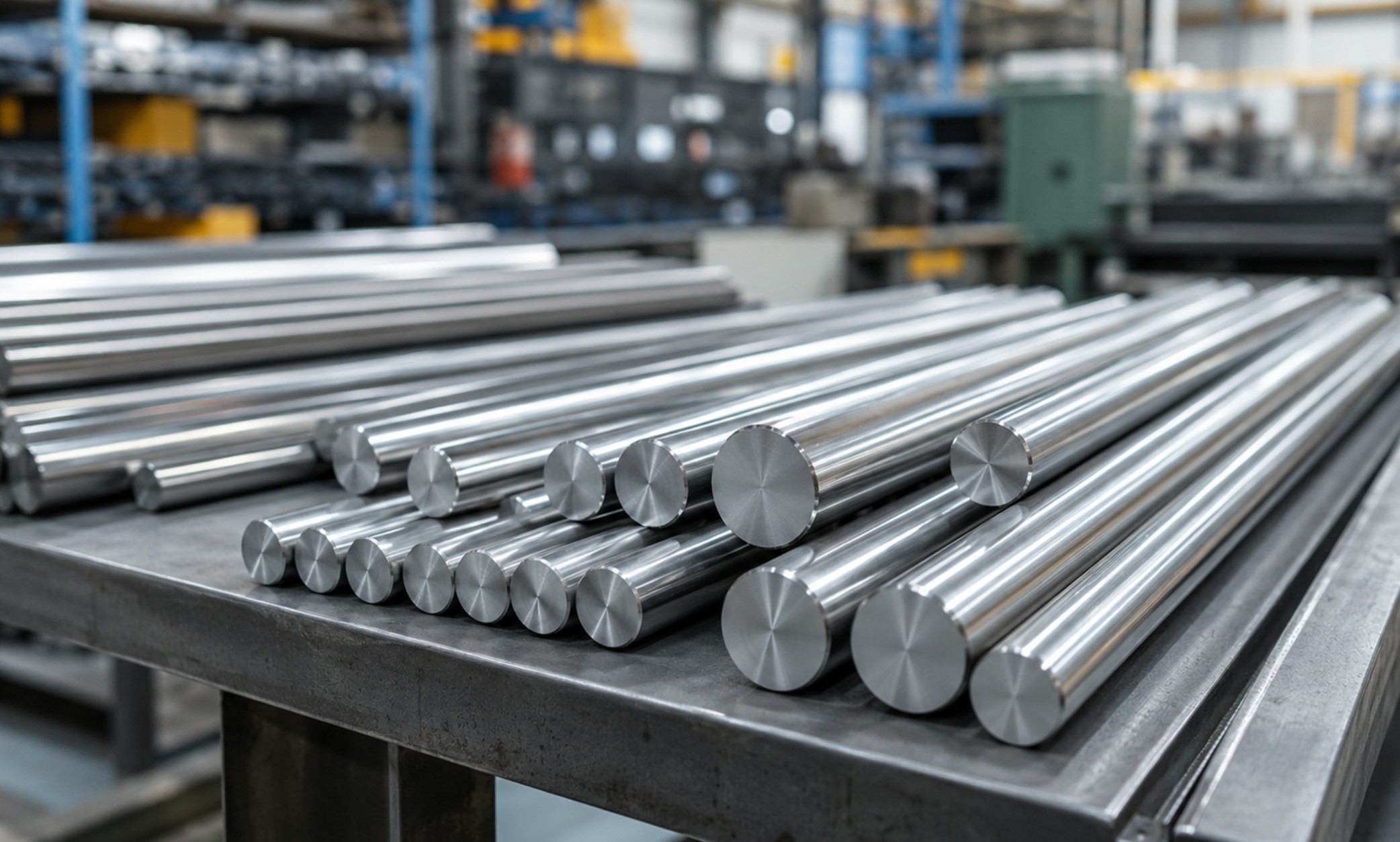 Ground steel bars and precision shafts supplied by CoreMet Steel for engineering applications
